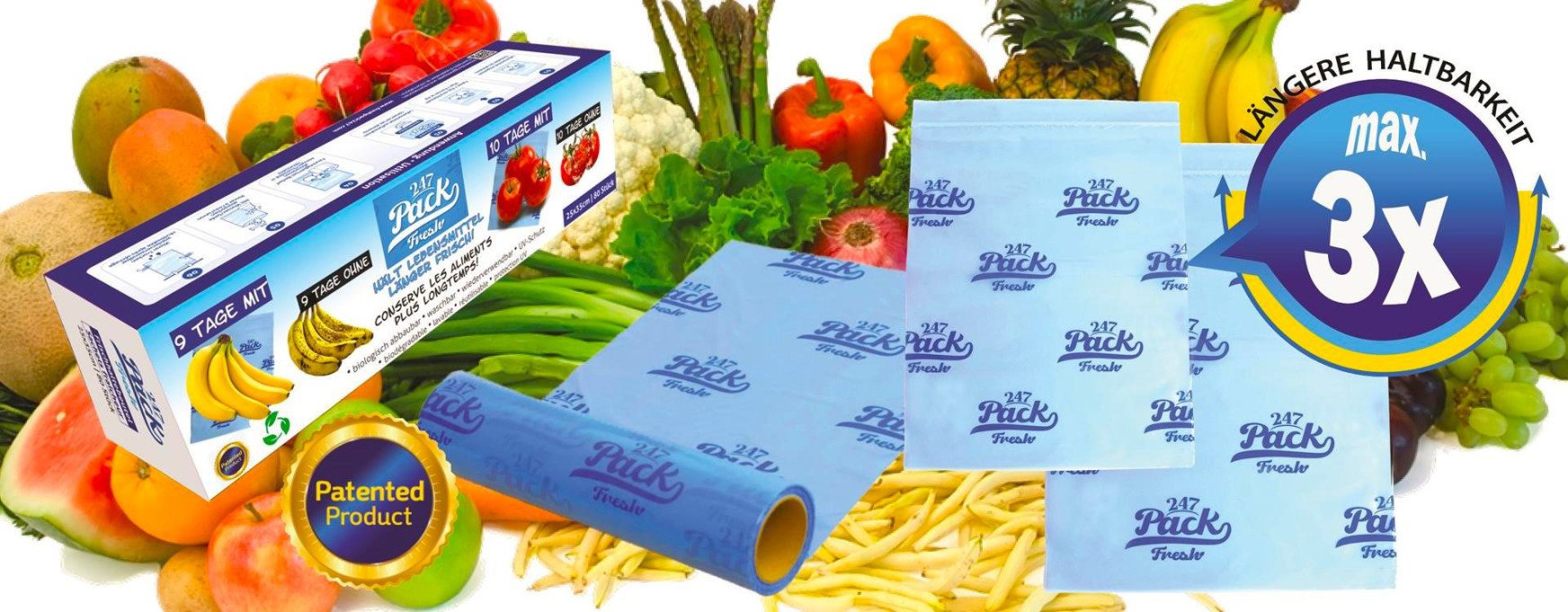 Freshpack - Frischhaltebeutel gegen Foodwaste